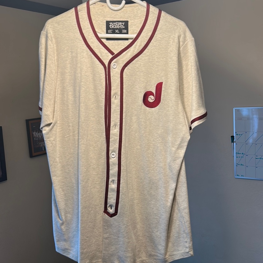 Street Dream baseball style Jersey (Size: XL) Worn few times